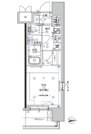 クレイシア赤羽の物件間取画像